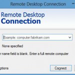 Virtual Desktop RDP mstsc