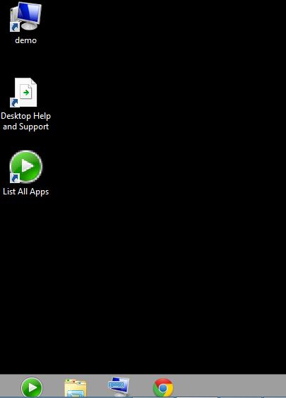 Virtual desktop Full Desktop